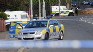 The scene in north Belfast two weeks ago when dissidents tried to kill two young police officers with lethal grenade bombs