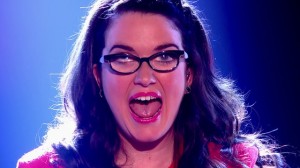 Shocked Andrea Begley seconds after she was crowned winner of The Voice