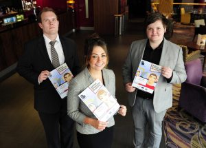 Some of the young business people who graduated from the Belfast Enterprise Academy
