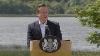 Prime Minister David Cameron at a press conference on Tuesday in Lough Erne