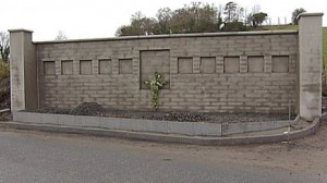 The memorial to ten Protestant workmen shot dead in Kingsmills in 1976