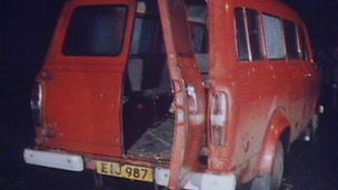 The van carrying the Protestant workmen was ambushed by a 12-strong IRA gang