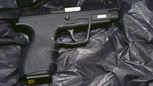 High powered handgun using in west Belfast gun attack