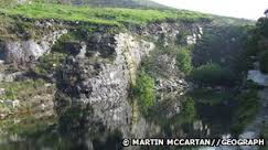 Tragedy struck at a disused quarry at Spence Mountain in Co Down