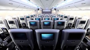 The interior of the new A380