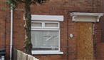 The house in Alliance Avenue where a bomb was left behind the front door to kill PSNI officers