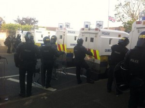 Police move in to enforce Parades Commission decision