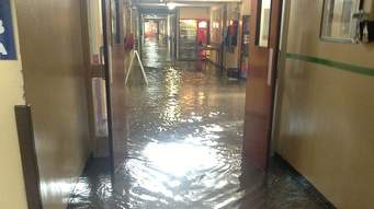 COPYRIGHT:donegaldaily.com The flood damaged Letterkenny hospital