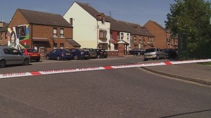 Homes were evacuated in the Markets district of south Belfast during a security alert