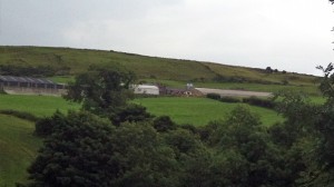 The farm on which Aaron McAuley died after falling from farm machinery outside Castlewellan