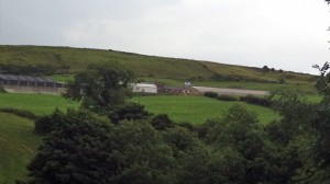 The farm on which Aaron Macauley died after falling from farm machinery outside Castlewellan