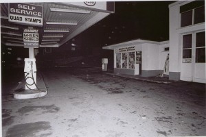 THE murder scene in 1973 after Seamus Gilmore was shot dead by the UVF