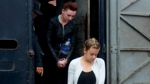 Michaella McCollum Connolly and Melissa Reid arrive for court on Tuesday evening