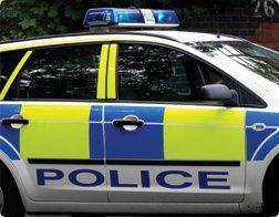 Police at the scene of a security alert in east Belfast