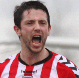 Rory Patterson Derry City striker