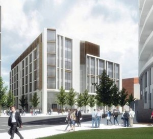 An artist's impression of the £20 million finanical hub in Belfast's Titanic Quarter