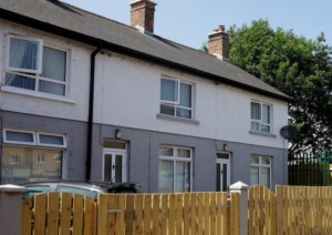 Little Brendan Owens' quiet home at Trinity Terrace in Lisburn, Co Antrim