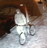 CCTV image of bicycle bomber hunted by detectives