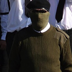 Masked paramilitaries were filmed at funeral of dissident republican Joe O