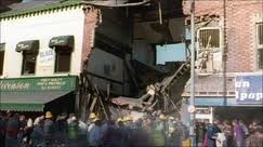 The aftermath of the Shankill bomb in which nine innocent people died in 1993