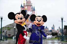 Mickey and Minnie Mouse