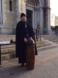 'Black Santa' Dean John Mann starts his annual sit-out today for charity