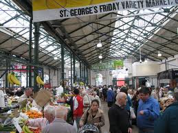 The popular St George's Market in Belfast