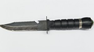 A hunting knife similar to the one used to stab to death Eamon Collins