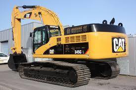 A Caterpillar 345 digger similar to this one was  burned out in Comber on Sunday 