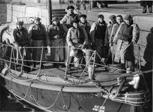 Coxswain Hugh Nelson and RNLI crew in 1953. Pic: Courtesy of RNLI