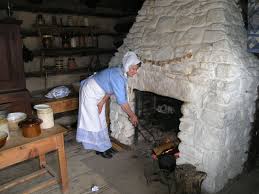 The inside of a house at the Ulster American Folk Park