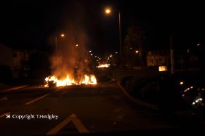 Vehicles set on fire in Woodlands Avenue, Carrickfergus last night