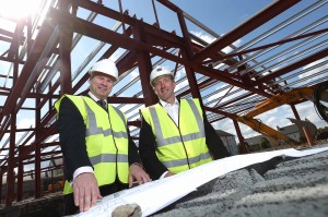 Pictured with Gabriel Bell (right) is SuperValu Sales Director of MRPNI Nigel Maxwell. PIC: Brian Thompson/PRESS EYE