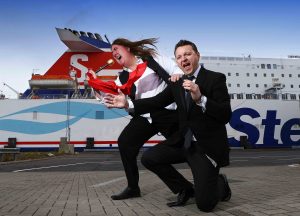 Meatloaf tribute act James Peake and Michael Buble tribute act James Huish get ready to set the Irish Sea alight with the sound of music and laughter during the summer and autumn months