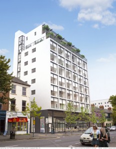 Regent's Gate (Dublin Road, Belfast) apartment complex exterior - artist impression