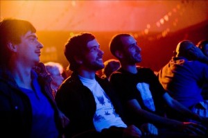 Audience at the Laugh at the Bank -  (Feile An Phobail)