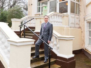 GUARDIAN ANGEL:  Belfast man Damian Woods, regional manager for Camelot Property Management,