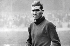 Belfast-born Liverpool goalkeeper Elisha Scott 