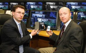 TACKLING RURAL CRIME:  Mercury Security directors Eoin O’Brien (left) and Francis Cullen are working to tackle the growing problem of rural theft in Northern Irelan