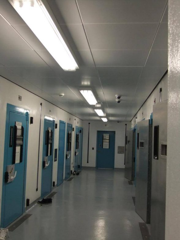 The serious crime custody suite at Musgrave PSNI station