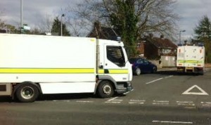 Bomb squad officers called to examine a pipe bomb in Co Down