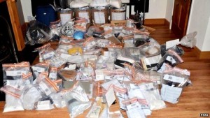 Class A and B drugs along with £300,000 in cash seized in drug bust