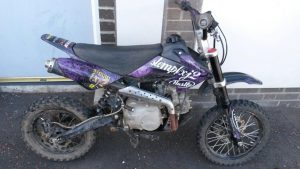 The 'death trap' scrambler seized by cops in north Belfast