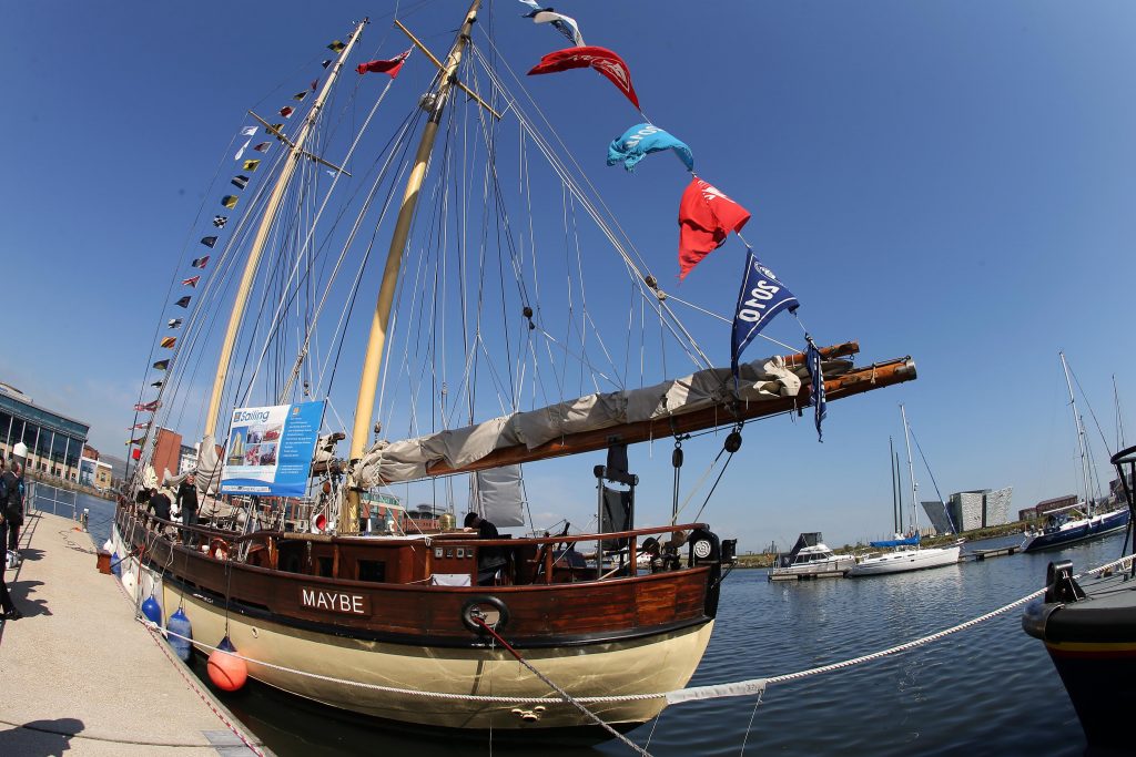 Tall Ships return for biggest event ever staged in Belfast. PIC: KELVIN BOYES/PRESSEYE