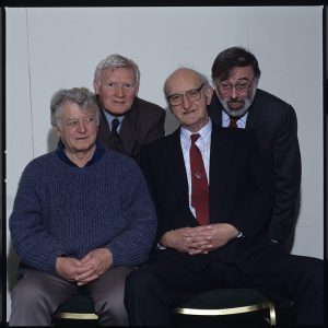 Dessie 'The Devi; O'Hagan (back right), Sean Garland (back left), Cathal Goulding (front left) and Tomas Mac Giolla. PIC BY BOBBY HANVEY