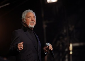 Tom Jones playing in Belfast