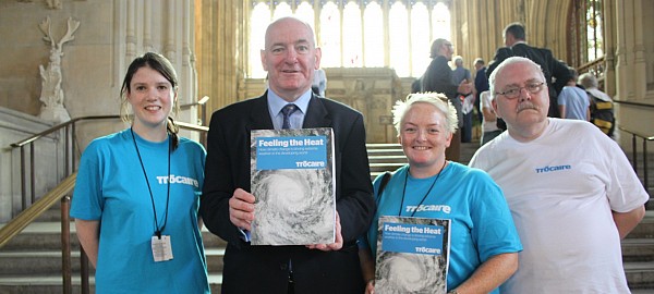 Foyle MP Mark Durkan in London with Trocaire campaigners