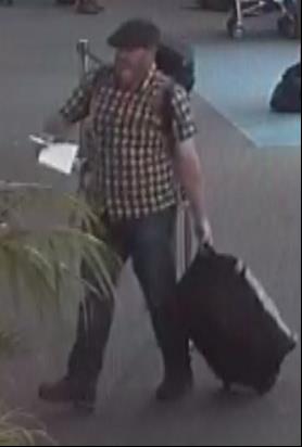 CAUGHT ON CAMERA: Wanted suspect David Ellis captured on CCTV in Belfast