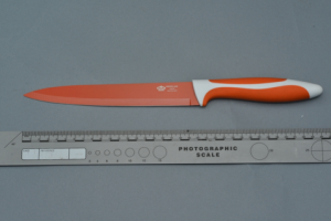 A 14 inch knife similar to this used to murder Jennifer Dornan was found by a woman in the back garden of her house