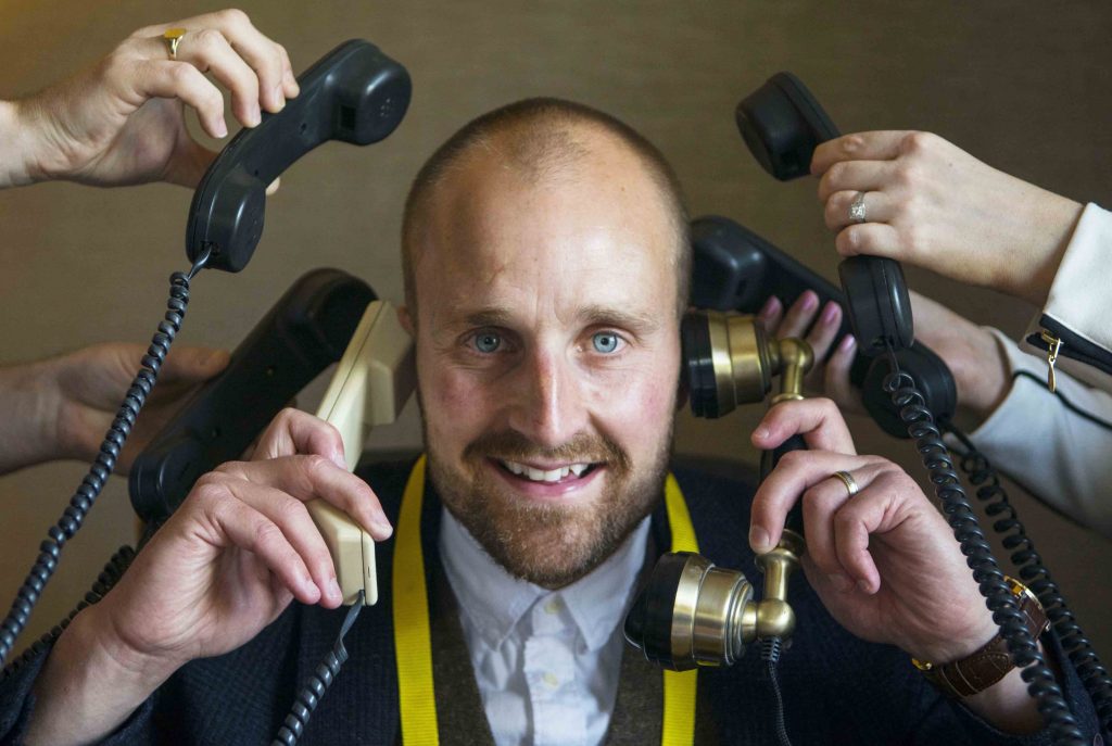 HOTLINE TO THE STARS: Banbridge businessman Brian Adair is embarking on what he hopes will be an Epic adventure after setting up a new company Experience Epic Ltd to help clients source celebrities and well known personalities from the worlds of sport, TV, entertainment and music.